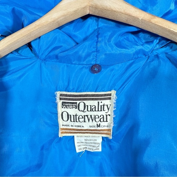 VINTAGE Retro Nylon Insulated Puffer Jacket - Picture 7 of 8